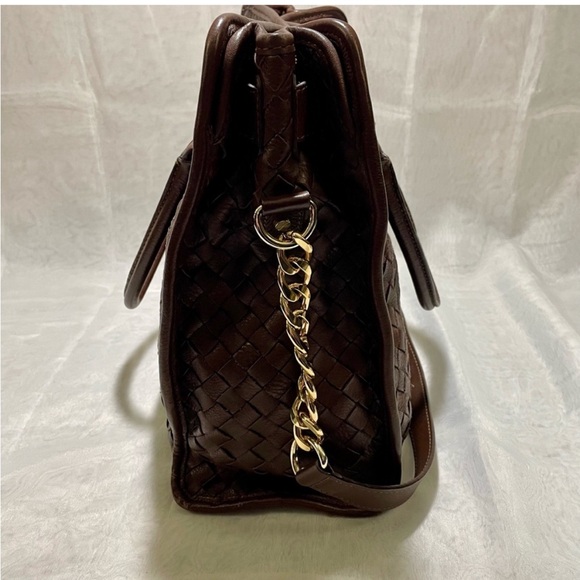 Michael Kors Hamilton Convertible Bag in Brown Pebbled Leatherher with Dust Bag - Picture 10 of 11